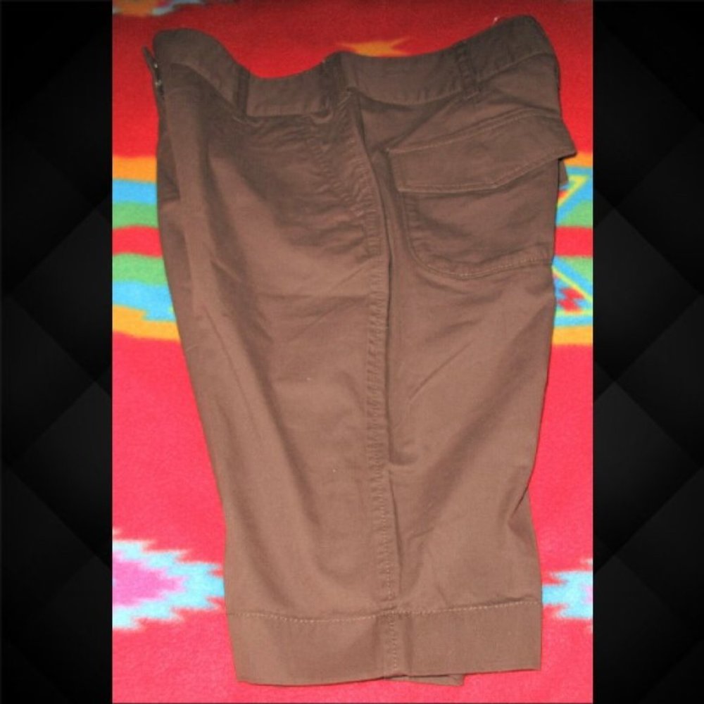 Tommy Hilfiger Women's Brown Bermuda Walk Shorts Hollywood (Size: 0) New! - Picture 5 of 9
